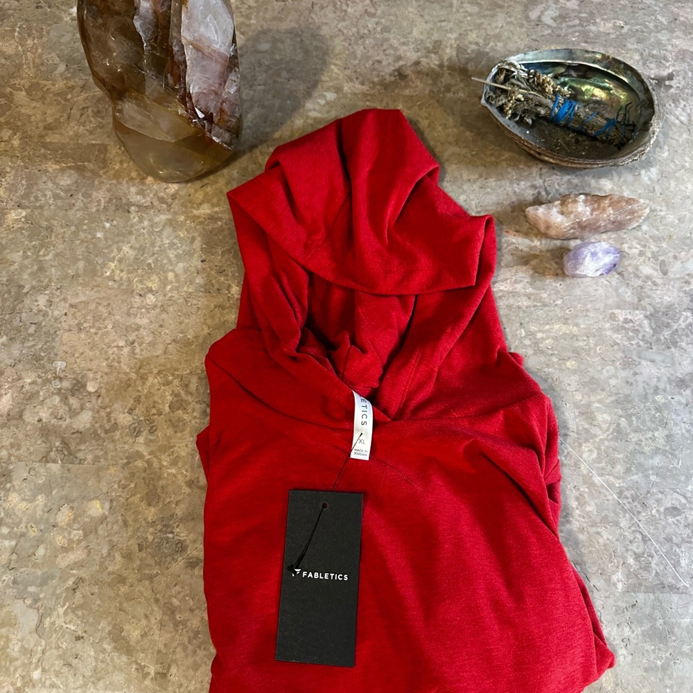 Fabletics Salsa Red 💃 Sweatshirt - Picture 10 of 11